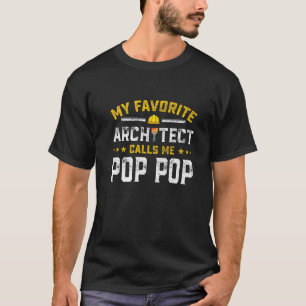 T-shirt Mens Fête des pères Mon Architecte Favori M'Appell