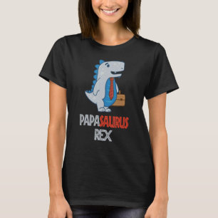 T-shirt Mens Fête des pères Papasaurus Rex Dinosaur Daddy 