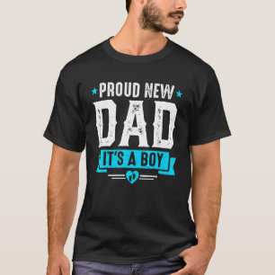T-shirt Mens Fier Nouveau Papa C'est un bébé Faire-part