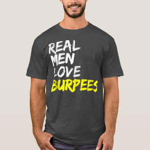 T-shirt Mens Fitness Citation Conception Hommes Les vrais 
