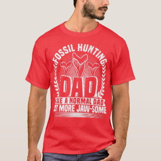 T-shirt Mens Fossil Hunter, Shark Fossil Hunting Dad, Toot