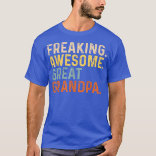 T-shirt Mens Freaking Awesome Great Grandpa Funny Grandfat