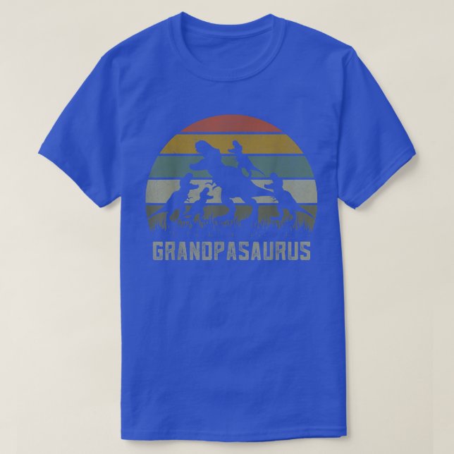 T-shirt Mens Fun Rawr Dinosaur Grandpa s, Grandpasaurus 4  (Design devant)