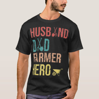 T-shirt Mens Funny Farmer Papa Farming Rancher