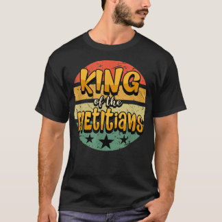 T-shirt Mens Funny King Of Dietitians Keto Dietician Ketog