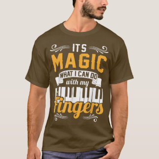 T-shirt Mens Funny Piano Musician