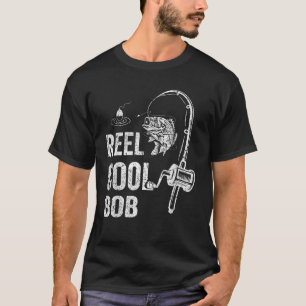 T-shirt Mens Funny Reel Cool Bob Pêche Père Fête