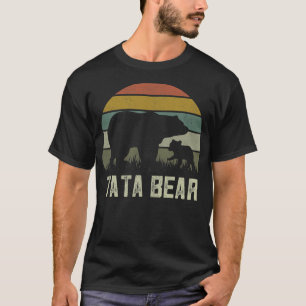 T-shirt Mens Funny Tata Bear s Cub Enfant Fête des pères I