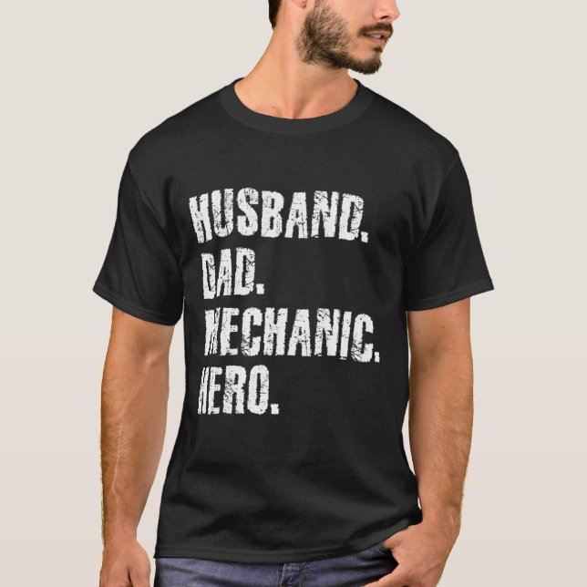 T-shirt Mens Funny Voiture Automotive Devis Mécanique Pour (Devant)