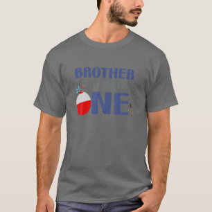 T-shirt Mens Glag Amusant Frère De La Big One Pêche Fam