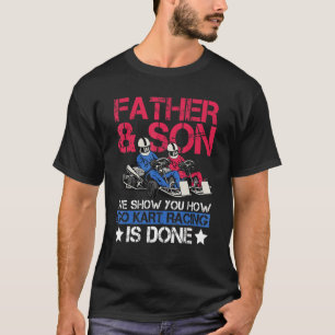 T-shirt Mens Go Kart Racer Pour Un Go Kart Racer Papa