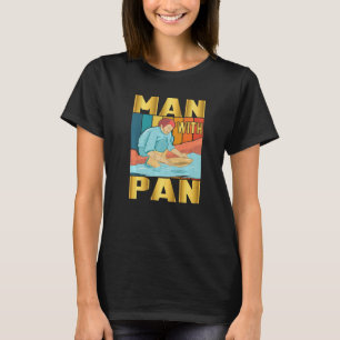 T-shirt Mens Gold Panning Man avec Pan Gold Prospector 1