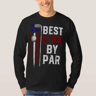 T-shirt Mens Golf Best G Pa Par Par Par Daddy Golfer Drape