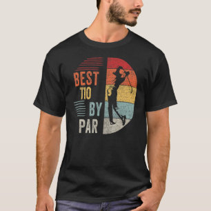 T-shirt Mens Golf Best Tio Par Par Par Daddy Golfer Père's