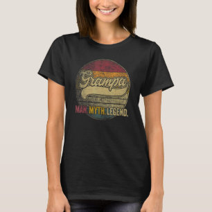 T-shirt Mens Grampa L'Homme Le Mythe La Légende Grand-Père