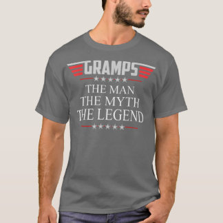 T-shirt Mens Gramps L'Homme Le Mythe La Légende V2 Gramps