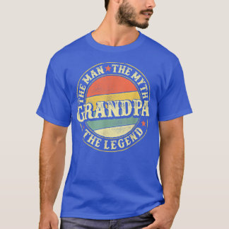 T-shirt Mens Grand-père L'homme Le Mythe La Légende Le Pèr