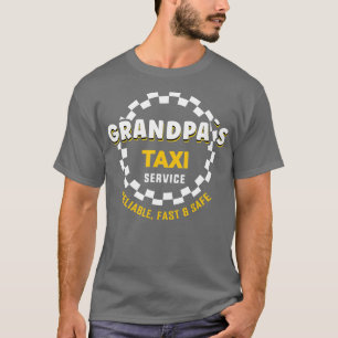 T-shirt Mens Grandpas Taxi Chauffeur voiture apporte
