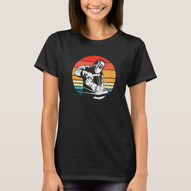 T-shirt Mens Great Welder Casque soudeur (Devant)