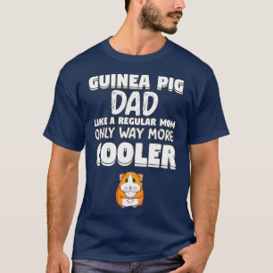 T-shirt Mens Guinée Pig Papa Plus Glacière Design Cadeau