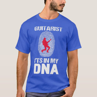 T-shirt Mens Guitariste Est Mon ADN Funny Guitare Coach875