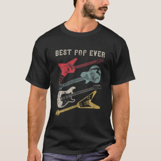 T-shirt Mens Guitariste Guitariste Lover Meilleur Pop Ever