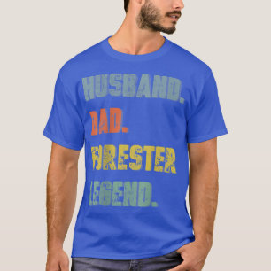 T-shirt Mens Husband Dad Forester Legend Vintage Father's