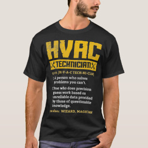 T-shirt Mens HVAC Tech Tee Funny Technicien Ingénieur Répa