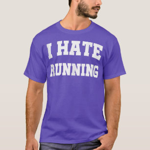 T-shirt Mens I Hate Running Funny Sarcastic Design Tank To