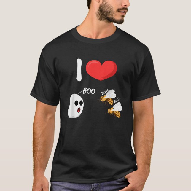 T-shirt Mens I Loo Boo Bees Funny Adulte Humour (Devant)