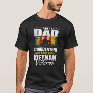 T-shirt Mens I m'a papa grand-père et un vétéran du Vietna