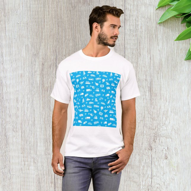 T-shirt Mens Icons Transport (Créateur téléchargé)