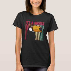 T-shirt Mens Il fait 8 pouces pour un oiseau Toucan