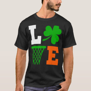 T-shirt Mens Irish Cute Funky Basketball St Patrick S Day