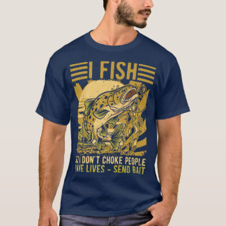 T-shirt Mens Je Poisson Donc Je Ne Choque Pas Les Gens, Pê
