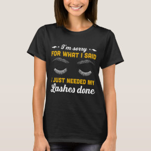 T-shirt Mens Je Suis Désolé Pour Ce Que J'Ai Dit Que J'Ava