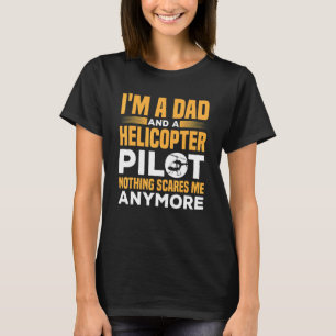 T-shirt Mens Je suis un pilote d'hélicoptère de père et d'