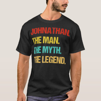 T-shirt Mens Johnathan L'Homme Le Mythe La Légende