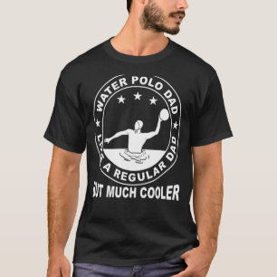 T-shirt Mens Joueur de ballon d'eau père de water polo spo