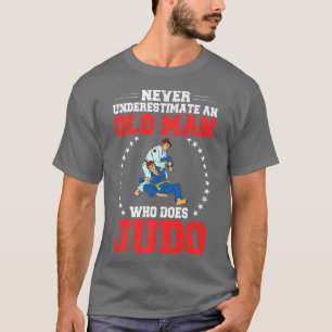 T-shirt Mens Judo Fighter Training Japan Martial Arts Begi