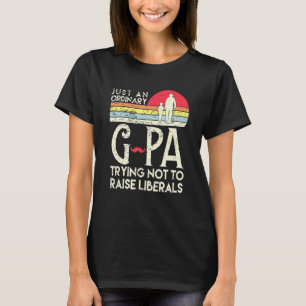 T-shirt Mens Juste Un G-Pa Ordinaire Essayant De Ne Pas Le