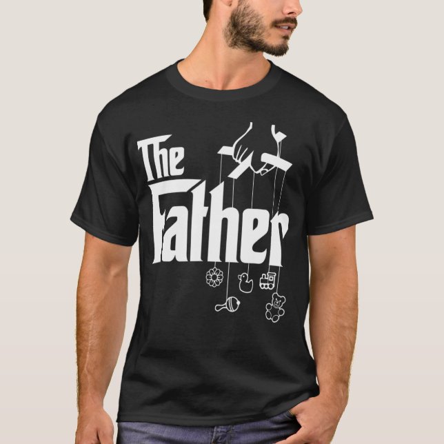 T-shirt Mens Le Père Première Fête des pères Nouveau Papa (Devant)