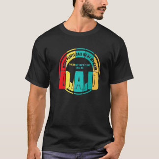 T-shirt Mens Le Plus Important Appelez-Moi Papa