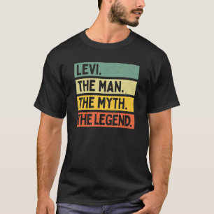 T-shirt Mens Levi L'Homme Le Mythe La Légende Personaliz