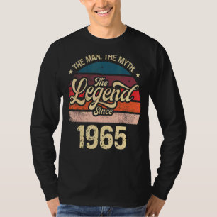 T-shirt Mens L'Homme Le Mythe La Légende Depuis 1965 Anniv