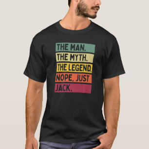 T-shirt Mens L'Homme Le Mythe La Légende Non Juste Jack Q