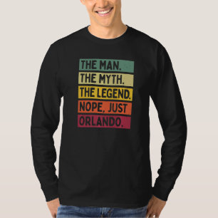 T-shirt Mens L'Homme Le Mythe La Légende Non Seulement Orl