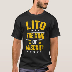 T-shirt Mens Lito Idée Pour Hommes Mignonne Grand-Père Lit