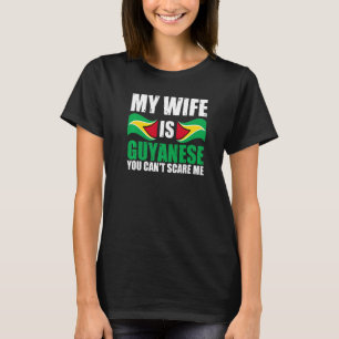 T-shirt Mens Ma femme est Guyanaise, tu ne peux pas me fai