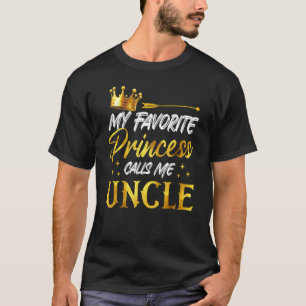 T-shirt Mens Ma Princesse Favorite M'Appelle Oncle Funny U